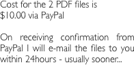 Cost for the 2 PDF